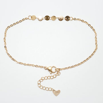 304 Stainless Steel Anklet For Women Gold Color Round Chain Anklet Leg Bracelets on the leg Jewelry Women Accessories, 1 Piece daiiibabyyy